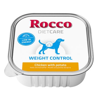Rocco DietCare Weight Control, nízkoenergetické, kuře s bramborem. Mokré krmivo pro psy na kontrolu hmotnosti.