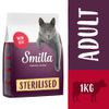 Smilla Adult Sterilised con Manzo Crocchette per gatti 1 kg