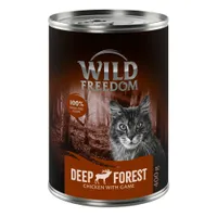 Wild Freedom Adult 6 x 400 g - brez žit -  Deep Forest - Divjačina & piščanec