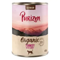 Purizon Organic 6 x 400 g - NEU Senior Pute mit Karotte