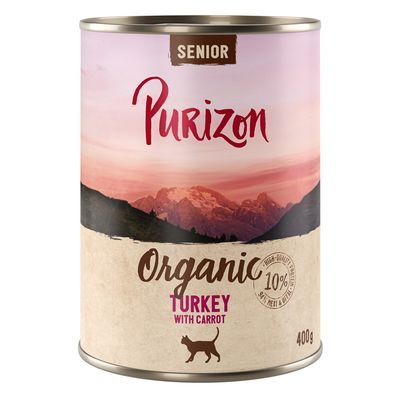 Purizon Organic 6 x 400 g NEU Senior Pute mit Karotte