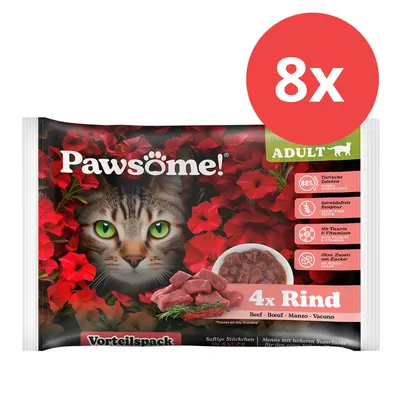 Pawsome Adult Cat 8 x 85 g - Pack ahorro - Atún