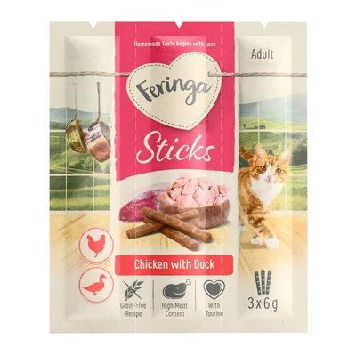 Feringa Sticks piščanec & raca - 3 x 6 g