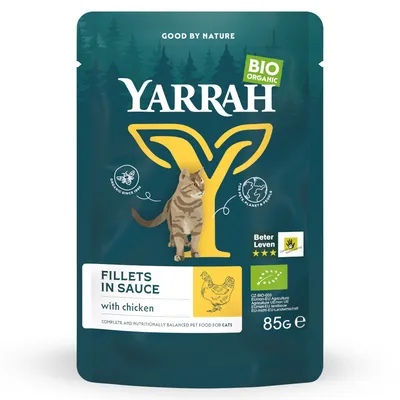Yarrah Bio Filets in Sosse 14 x 85 g - mit Bio-Huhn Yarrah Bio Filets in Sosse 14 x 85 g - mit Bio-Huhn