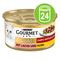 Sparpaket Gourmet Gold Zarte Häppchen 24 x 85 g Mixpaket (Lachs & Huhn, Huhn & Leber)