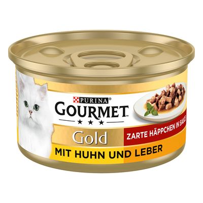 Gourmet Gold Tender Chunks 12 x 85 g kana & maksa