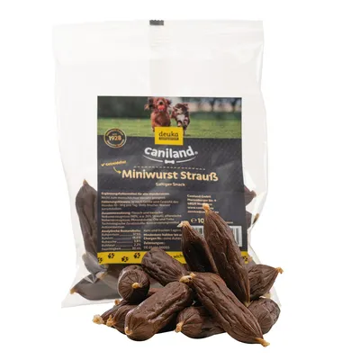 Caniland Mini nojeve klobase - Varčno pakiranje: 6 x 100 g