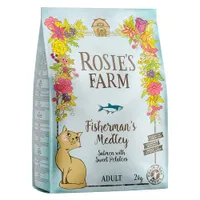 Rosie's Farm Adult Salmone con patate dolci Crocchette per gatti - Set %: 5 x 2 kg