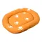 Kuschelkissen orange L 45 x B 35 cm