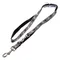 Trixie Hundeleine Pfoten Silver Reflect 200 cm lang, 20 mm breit