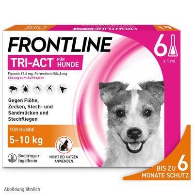 Frontline® TRI-ACT Hunde S (5 - 10 kg) 6 Pipetten x 1 ml