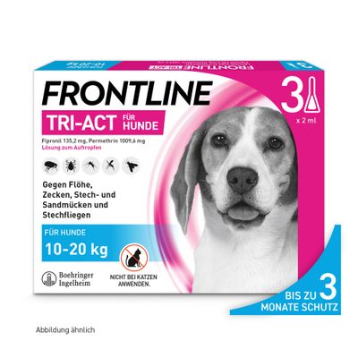 Frontline® TRI-ACT Hunde M (10 - 20 kg) 3 Pipetten x 2 ml