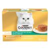 Gourmet Gold Kattenvoer Voordeelpakket 96 x 85 g Rund, Kip, Lam & Kalkoen met Groenten