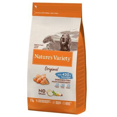 Nature's Variety Original No Grain Medium Adult Zalm Hondenvoer