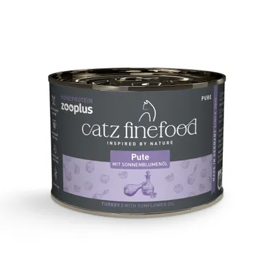 Korzystny pakiet catz finefood monoproteinowa zooplus, 24 x 200 g - Indyk