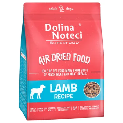 Dolina Noteci Superfood Adult met Lam - Dubbelpak: 2 x 1 kg