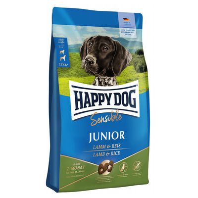 Happy Dog Supreme Sensible Junior bárány & rizs 10 kg