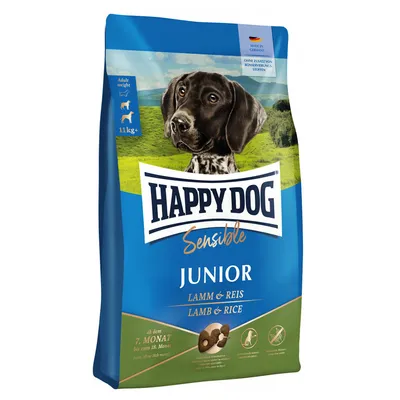 Happy Dog Supreme Sensible Junior Agnello e Riso Crocchette per cani - 10 kg Happy Dog Supreme Sensible Junior Agnello e Riso Crocchette per cani - 10 kg