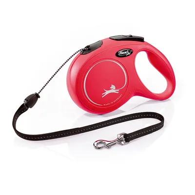 flexi New Classic repkoppel rött, 8 m - S: upp till 12 kg
