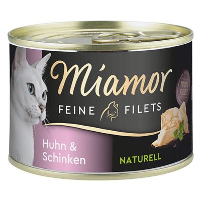 Miamor Feine Filets Naturelle 12 x 156 g Huhn & Schinken