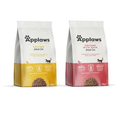 Applaws Ocean Fish with Salmon Adult Cat, sucha karma z min. 60% białka zwierzęcego, bez zbóż, naturalne składniki, hipoalergiczna z prebiotykami, opakowanie 6 kg.