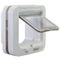 SureFlap Katzenklappe mit Chip Set: Klappe (weiss) + RFID-Halsbandanhänger (2 Stück)