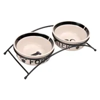 Trixie Eat on Feet matbar för hund - 2 x 0,6 l, Ø 15 cm