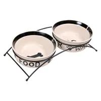 Porte-gamelles Trixie  Eat on Feet - 2 x 1,6 L - Ø 20 cm