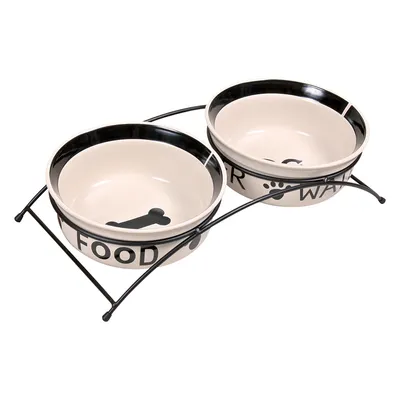 Porte-gamelles Trixie  Eat on Feet - 2 x 1,6 L - Ø 20 cm Porte-gamelles Trixie  Eat on Feet - 2 x 1,6 L - Ø 20 cm