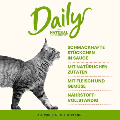 Sparpaket Almo Nature Daily Menu 24 x 70 g - Huhn und Rind