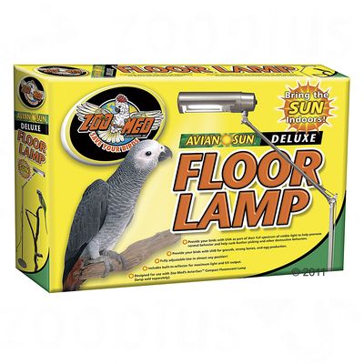 AvianSun Deluxe Stehlampe + UV-Kompaktlampe Stehlampe + UV-Birne