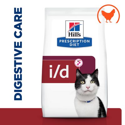 Hill's Prescription Diet i/d Digestive Care храна за котки с пиле 12 кг