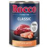 Rocco Classic 6 x 400 g Alimento umido per cani Manzo con Salmone