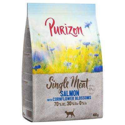 Purizon Single Meat, łosoś z kwiatami chabru 400 g