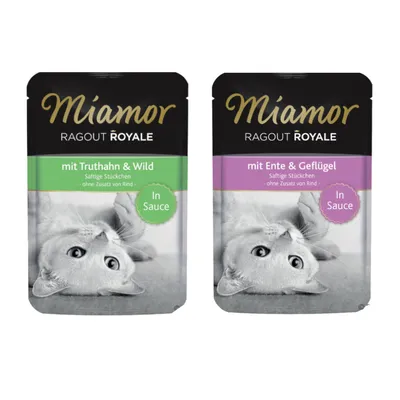 Mieszany zestaw Miamor Ragout Royale w sosie, 44 x 100 g - Mieszany zestaw
