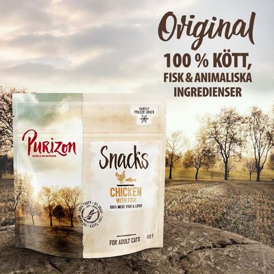 Purizon Snacks Chicken & Fish - spannmålsfritt