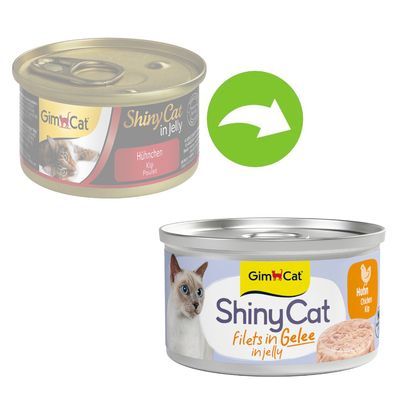 Voordeelpakket GimCat ShinyCat Jelly 24 x 70 g Kattenvoer