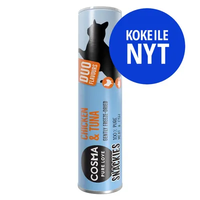 Cosma snackies DUO -kokeilupakkaus, monta makua - 77 g, 3 makua