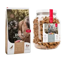 mera pure sensitive Kombi-Paket: 12,5 kg Trockenfutter + 3 x 600 g Goody Snacks - Senior Truthahn & Reis 12,5 kg + Goody Snacks Truthahn & Kartoffel 3 x 600 g