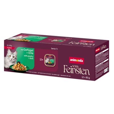 Animonda Vom Feinsten Senior in Saus 12 x 85 g Gevogelte & Eend