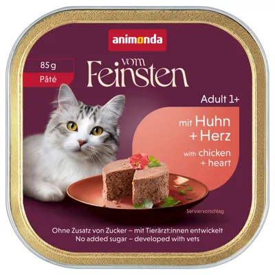 animonda vom Feinsten Adult 32 x 85 g - Huhn & Herz Pâté animonda vom Feinsten Adult 32 x 85 g - Huhn & Herz Pâté