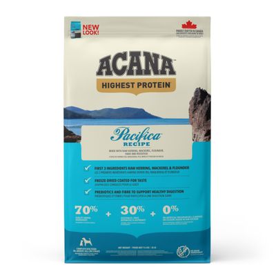 Acana Highest Protein, śledź, łosoś i flądra 11,4 kg
