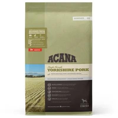 Acana Singles met Yorkshire Varken - 11,4 kg Acana Singles met Yorkshire Varken - 11,4 kg