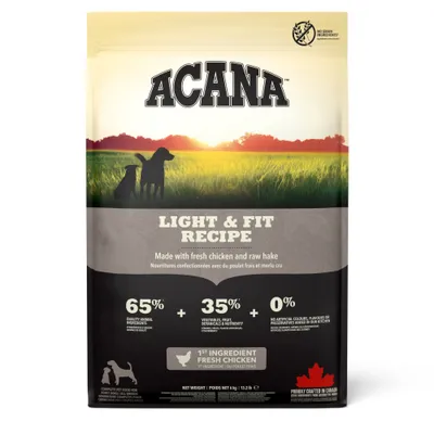 Acana Light & Fit met kip, kalkoen en vis - 6 kg Acana Light & Fit met kip, kalkoen en vis - 6 kg