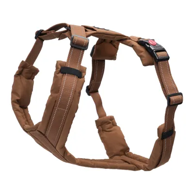 Rukka Puff postroj pro psy - velikost S: obvod hrudníku 41–55 cm, koňaková barva