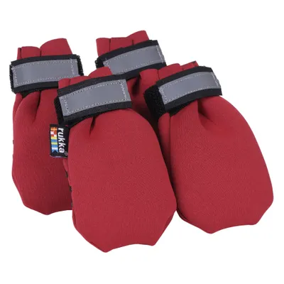 Rukka Hundeschuhe Neopren, rot - Größe 3: Schuhbreite 35 mm
