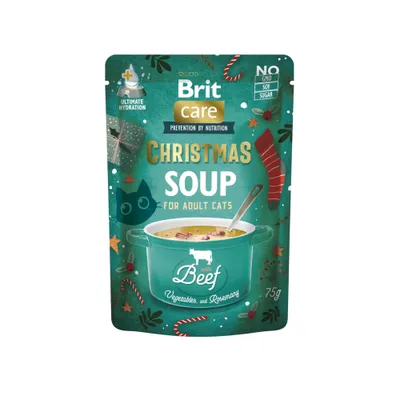 Sparpaket Brit Care Katzensuppen 30 x 75 g - Weihnachts-Mix