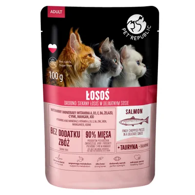 Pet Republic Feline - Lachs (24 x 100 g) Pet Republic Feline - Lachs (24 x 100 g)