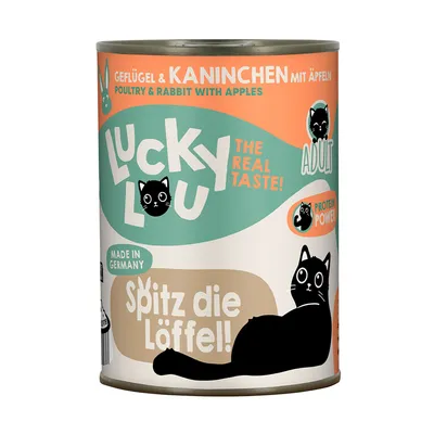 Lucky Lou Adult Saver Pack 24 x 400g - Poultry & Rabbit