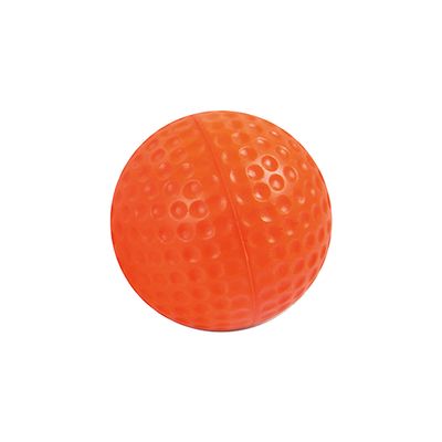 Vier Spielbälle in verschiedenen Designs: Basketball, Fussball, Baseball und orangefarbener Golfball.